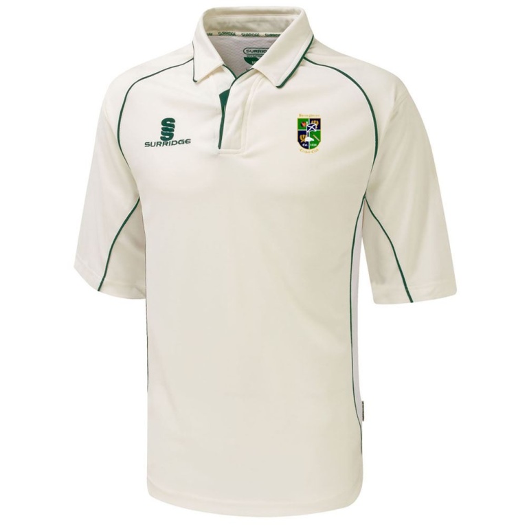 Premier Cricket Shirt - Short Sleeve Green